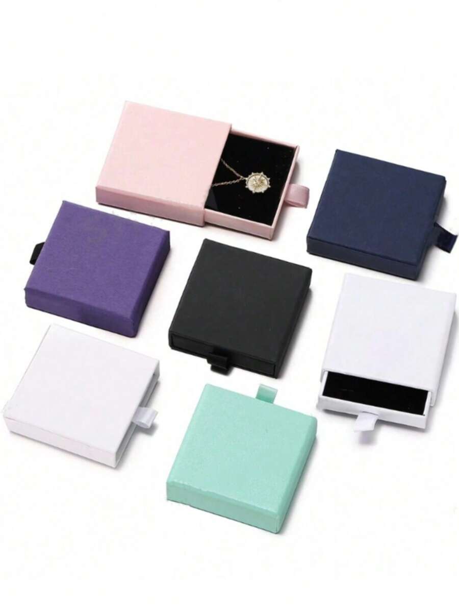 1pc-Drawer-Style Jewelry Gift Packaging Box, Suitable For Storing Rings, Earrings, Pendants, Necklaces, And Other Small Jewelry Items. - Jewelry Box - View 1