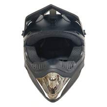 Unisex Off-Road Motorcycle Helmet, All-Season Full Face Helmet, Suitable For Off-Road Motorcycles, Mountain Bikes, Downhill Bikes, Scooters, Motorcycles, Protective Riding Helmet, Includes Motorcycle Goggles - Matt Black 202 - View 6