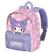 Hello Kitty Safta 和朋友們兒童書包，27x22x10 厘米，兒童款，正面拉鍊口袋，頂部提手和加厚肩帶，粉紅色和淡紫色 - 選項 9 - 查看 2