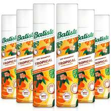 Batiste Tropical Dry Shampoo 200ml - Pack Of 6 - Spray - View 1