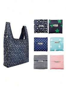 1/2/3pcs Lightweight Portable Handbag, Casual Reusable Shopping Bag, Random Color Travel Large Capacity Cosmetic Storage Box, Suitable For Lipstick, Skincare Products, Phone, Coins, Small Items, Home And Vacation Use - Multicolor - View 11