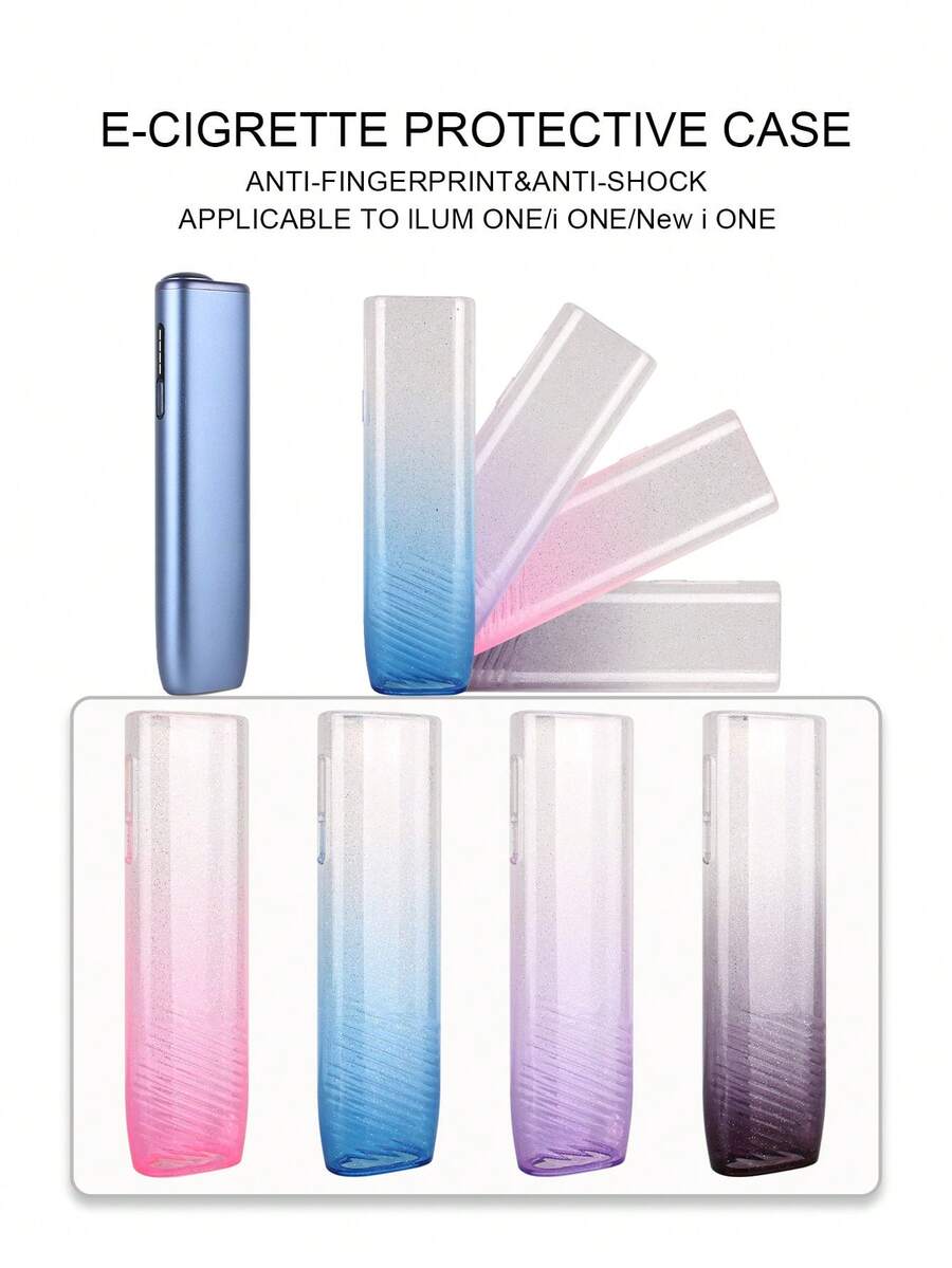 1 Buah Casing Pelindung Transparan Gradien Berkilau Berlapis Emas Mewah Universal untuk IQOS ILUMA ONE/Iluma I ONE/New ILUMA I ONE, Gradien Transparan Menonjolkan Warna Asli Perangkat, Barang Fashion Berkualitas Tinggi dan Indah, Bahan TPU Nyaman Digenggam, Tekstur Anti-Selip, Posisi Lubang Presisi, Anti-Jatuh, Anti-Gores, Tahan Lama, Tidak Mudah Rusak, Bodi Tipis Ringan dengan Lubang Tali untuk Memudahkan Dibawa dan Disimpan, Pilihan Multi-Warna yang Sederhana dan Personal, Cocok untuk Profesional Bisnis, Pria dan Wanita, Buat Kotak Penyimpanan Pribadi Anda Sendiri, Hadiah Sempurna atau Casing Pelindung untuk Penggunaan Pribadi