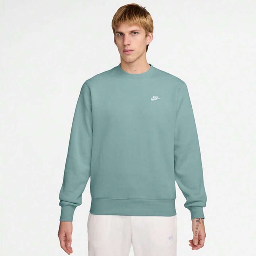 Nike 男款新款輕量休閒運動舒適套頭運動衫 FN3887-017 - 薄荷藍 - 查看 1