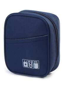 1pc Portable Travel Digital Storage Bag, Electronic Accessories Organizer Pouch, Suitable For Data Cables, Chargers, Power Banks, Earphones, Business Office, School, University, Travel Desk Accessories,Back To School - Multicolor - View 10