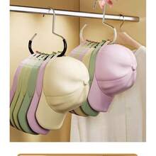 Random Color Hat Rack, Wardrobe/Closet Hat Hanger, Multi-Function Hat Display Rack, Suitable For Summer And Travel - Multicolor - View 9