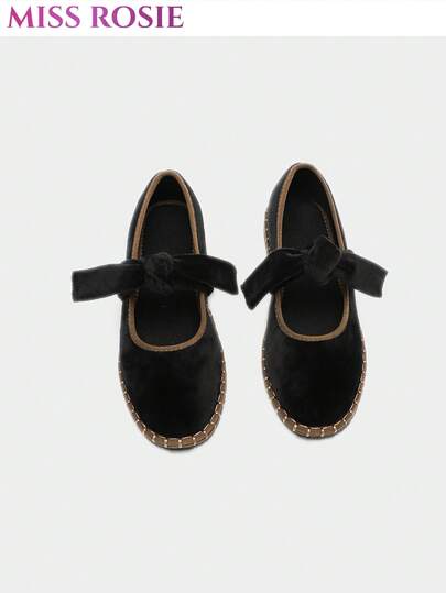 [MISS ROSIE] Chaussures Mary Jane plates élégantes et à la mode pour femmes, à bride unique et bout rond, mignonnes, confortables et souples, sans fatigue, tressées, blocs de couleurs, nouveau style printemps/été, chaussures de mariée, best-seller d'été, sorties et vacances, étiquette professionnelle, rentrée scolaire, Mary Jane sport, chaussures de mariage sur île, chaussures de navette, style Y2K millénaire, style influenceur internet, rehaussantes pour petite taille, vintage français, plusieurs options de couleurs