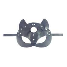 1 Peça Máscara de Raposa de Couro PU Preto (Estilo Aleatório), Máscara de Raposa de Meia Face para Festa de Carnaval, Baile de Máscaras, Adequada para Uso em Festa de Carnaval - A - Visão 8