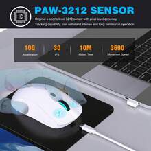 HXSJ T20 Wireless 2.4G Mouse With Built-In Rechargeable Battery For Computer Gaming - View 8