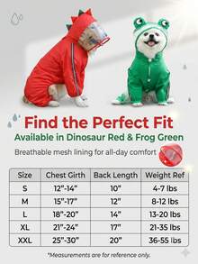 Cat And Dog 4-Legged Raincoat, Outdoor Waterproof Supplies, Large Dog Raincoat, Reflective Adjustable, Pet Hooded Raincoat, Puppy Continue, Luke Combs, Dachshund, Yes, Pet Supplies, Jumpsuit, Travel Supplies, T-Shirt, Hoodie, One Duck - View 5