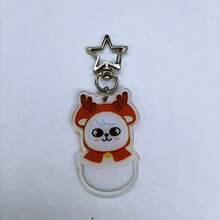 1 Set 8pcs SKZOO Cute Snowman Hat & Scarf Peripheral Keychain Pendant, Suitable For Fans Use And Gifting - Multicolor - View 13