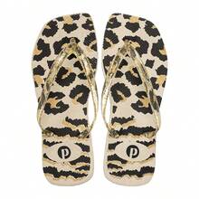 Kit Chinelo Feminino Confortável Verão Macio - 2Pares-Onça-Onça - Visão 2