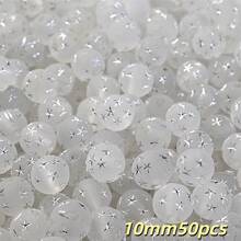 50/100顆 8/10mm 金色/銀色/透明色 壓克力磨砂五角星珠，DIY珠寶手工製作手鍊、項鍊、手機鍊用 - 彩色 - 查看 17