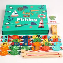 Magnetic Multi-Function Fishing Word Puzzle Game, Children Animal Early Education Cognitive Educational Parent-Child Puzzle Toy - Multicolor - View 11