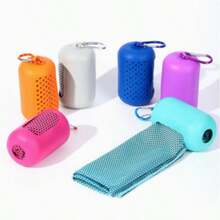 6pcs Cooling Towels (11.81in*31.49in) Cooling Towels, Cold Towels, Microfiber Soft Breathable Cooling Towels, Suitable For Sports, Yoga, Gym, Camping, Running, Fitness, Workout And Other Activities - Multicolor - View 4