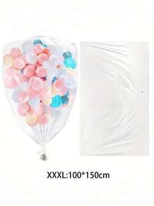 1件 100*150cm可重複使用加厚氣球收納袋，多尺寸可選，適用於母親節與畢業季 - 多色 - 查看 3