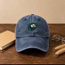 1pc Gothic Style Casual Washed Men's Baseball Cap, Printed With "Animal & Letter" Design, Suitable For Daily Wear And Various Outdoor Activities - Multicolor - View 14