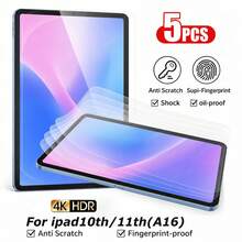 Yezodawee 5片磨砂紙感螢幕保護貼，適用於 iPad 第10代 10.9 吋 (2022)，[Face ID 與 Apple Pencil 相容]，防刮、無氣泡、高清晰透明、防指紋，平板螢幕保護貼，隨機數量配件，適用於 Apple Mini/Air/Pro - 5pcs - 查看 47