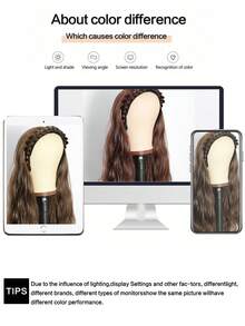 26 Inch Detachable Headband Long Curly Synthetic Wig, Heat-Resistant Fiber, Smooth And Realistic Hair - Multicolor - View 11