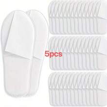 Disposable Slippers 5/10/20 Pairs Closed-Toe Bathroom Slippers Suitable For Home, Guests, Hotel Wear, Affordable Price SP - A - View 10