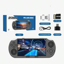 2026 New SF3000 Portable Handheld Console, HD IPS Display Pocket Entertainment Device, Classic Style Mini Console With Rechargeable Design, Holiday Gift For Family And Friends - View 6