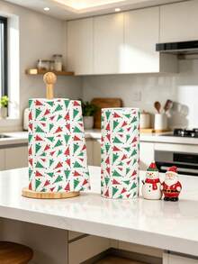 Christmas Kitchen Paper Towels - Cleaning Towels Xmas Kitchen Tissue Highly Absorbent Hand Towels For Holiday Kitchen Business Resturant - Christmas - View 7