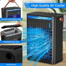 Portable Air Conditioner Fan, Mini Air Conditioner, Cooling Fan, Personal Mini Air Cooler Fan, USB Powered, Cooling Mist Air Conditioner Humidifier Fan, Suitable For Room, Bedroom, Office - Multicolor - View 7