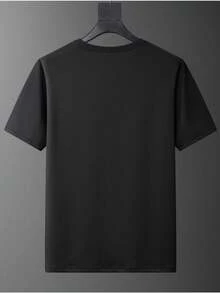 Men T-Shirts - 黑色 - 查看 2