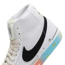Nike Blazer Mid Graffiti Trailblazer Men's Casual Shoes - White/Multicolor - View 11