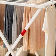 Large Wing-Shaped Clothes Drying Rack For Balconies And Courtyards, Foldable And Storage, Suitable For Indoor And Outdoor Use, Floor-Standing. - A - View 4