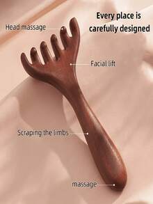 1-3pcs Six-Claw Dual-Use Massage Comb, Designed For Stimulation And Scalp, Helps Relieve And Enhance Sleep Quality. Suitable For Gua Sha On Eyes, Face And Neck To Promote Lifting And Tightening Effects - Massage Comb - View 12