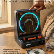 LOKMAT CD201 adalah pemutar CD Bluetooth portabel yang dilengkapi speaker stereo internal dan baterai isi ulang 4000mAh. Dilengkapi dengan remote control dan mendukung berbagai mode pemutaran (CD, kabel audio, USB, Bluetooth, FM, optik, dan AUX). - View 6