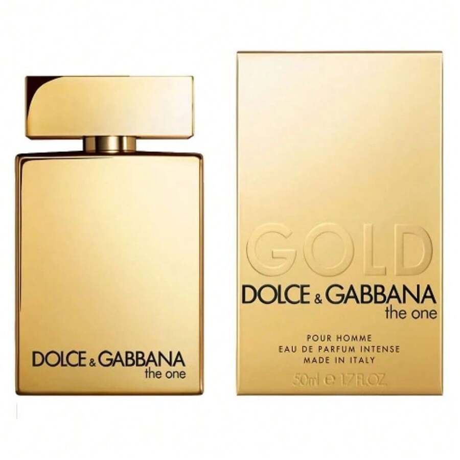 Dolce & Gabbana The One For Him Gold 50ml EDP Intense Spray - Amber Spicy - View 1