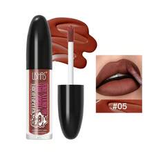 Ushas, Liquid Lip Gloss Matte Lipstick Misty Black Lip Honey Long Lasting Easy To Color Moisturizing Holiday Party Lipstick Valentine's Day Gifts - #5 - 查看 7