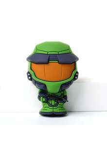 Microsoft 1PC HALO Officially Licensed Master Chief 3D Refrigerator Magnet Cool Game Themed Decor Sticker Ffor Kitchen Fridge Fine Collectible Game Peripheral Durable Magnetic Material Ideal Christmas Birthday Gift For Fans Collectors And Gaming Enthusiasts - Army Green - View 7