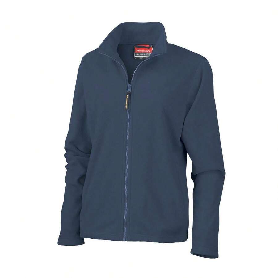 Result Ladies/Womens La Femme High Grade Microfleece Jacket - Navy Blue - View 1