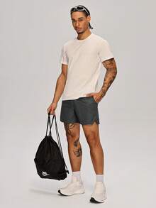 MASKERT Men's Athletic Shorts,Gym Fitness Shorts,Strength Training Shorts,Jogging Shorts,Sprint Shorts,Cycling Training Shorts,Tennis Shorts,Hiking Shorts - Dark Grey - View 8
