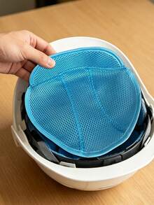 Construction Hat Sweat Pad, Disposable Hat Sweat Patch, Hat Sweat Liner, Helmet Sweat Band, Construction Helmet Forehead Anti-Chafe, Reusable, Washable, Protective Accessory, Sweat-Absorbent And Breathable, Suitable For Construction, Moving, Outdoor Work And Daily Use, Gift For Spouse, Father, Employee - Multicolor - View 7