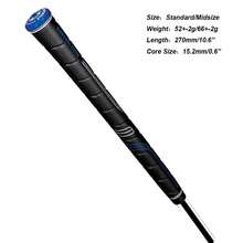 13pcs New Golf Club Grips, Standard, Medium, Oversized, High-Quality Rubber Grips, Non-Slip Grips, Suitable For Driver And Irons - Multicolor - View 1
