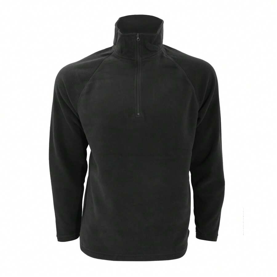 Result Mens Core Micron Anti-Pill Fleece Top - Black - View 1