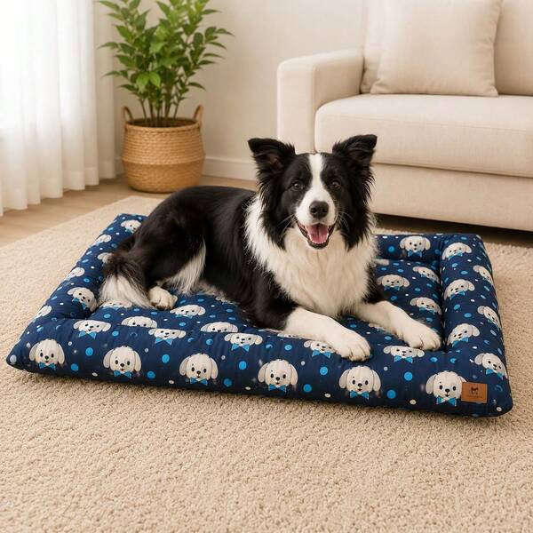 Caminha Pet Grande 95x70 Acolchoada para Cachorro Resistente Macia Lavável Decoracao