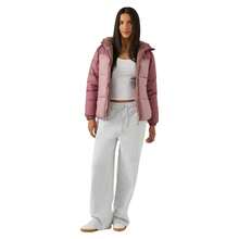 Reebok Womens/Ladies Sherpa Reversible Puffer Jacket - Dusty Rose - View 4