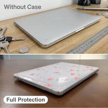 2件裝透明全包覆硬殼PC保護殼，適用於Macbook/Matebook，水晶透明防刮防撞薄型筆電外殼，相容13 Neo/13.3 Air/13.3 Pro/13.6Air/14.2 Pro/15Air/16.2Pro/D16/14 Ultra - 查看 6