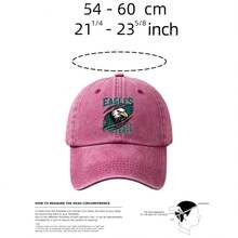 1pc Gothic Style Casual Washed Men's Baseball Cap, Printed With "Animal & Letter" Design, Suitable For Daily Wear And Various Outdoor Activities - Multicolor - View 11