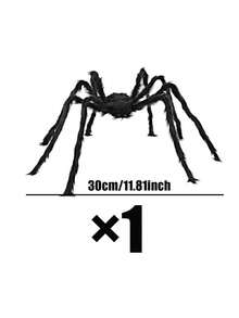 Decoración de Araña Gigante Aterradora para Halloween, Adecuada para Decoración del Hogar de Halloween, Decoración de Habitación, Fiesta de Tema de Terror, Decoración de Casa Embrujada, Decoración de Jardín, Decoración de Patio y Decoración de Fiesta, Decoración Perfecta de Halloween - Talla única - Ver 13