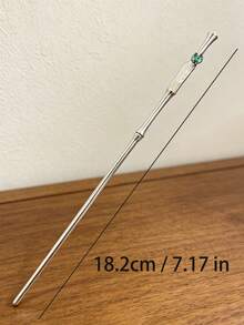 2件組小眾設計女款髮簪套組，日常與宴會後腦勺盤髮髮飾 - 彩色 - 查看 4