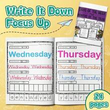 Children's Days And Months Practice Book – 24 Pages Early Learning Writing And Spelling Exercises | Educational Writing Workbook, Learn English Words, Build Vocabulary, Improve Letter Writing Skills Back To School - Early Learning and Education Handbook - View 7