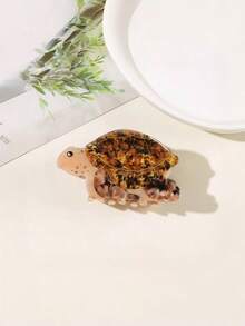 1pc Cute Turtle Shaped Hair Clip, Animal Hair Clip, Non-Slip Hair Clip, Suitable For Women And Girls, Fashion Hair Accessory, Suitable For Daily And Party - Multicolor - View 6