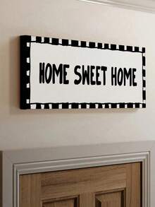 1pc Custom Text Hallway Customized Wall Art, Personalized Panoramic Custom Poster, Posters For Room, Customizable Things, Customize Your Text And Colors, Home Decor, Room Decor Aesthetic, A Gift For A Friend, Family, Optional Frame. - Multicolor - View 8