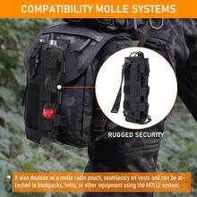 Tactical Molle Water Bottle Pouch, Water Bottle Sleeve, Outdoor Camping Hunting Drawstring Water Bottle Holder Storage Bag - Multicolor - View 5