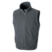 Result Core Mens Micro Fleece Gilet - Charcoal - View 1